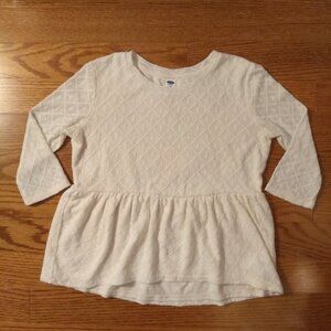 10/12 | White Peplum Top | Old Navy